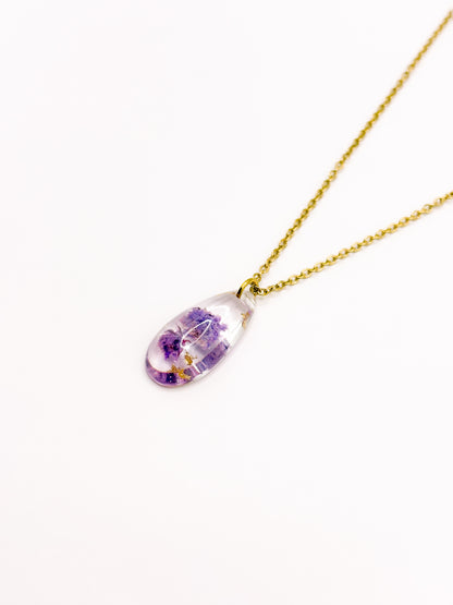 La Vie en Violet Teardrop Necklace