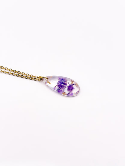 La Vie en Violet Teardrop Necklace