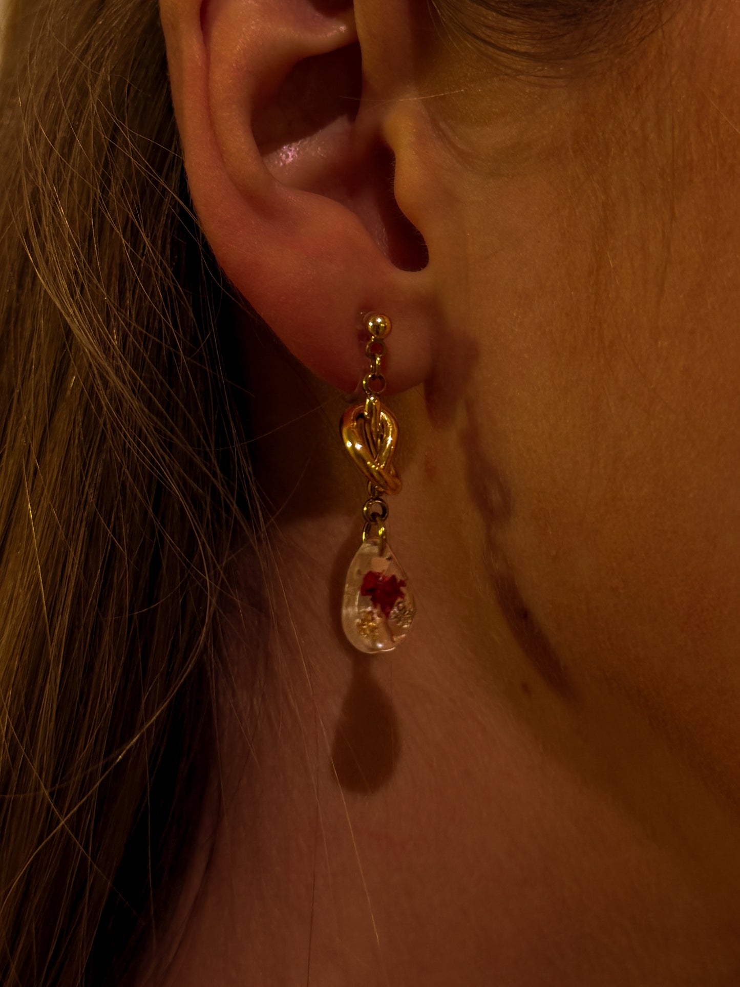 The Final Chapter Teardrop Knot Drop Earrings