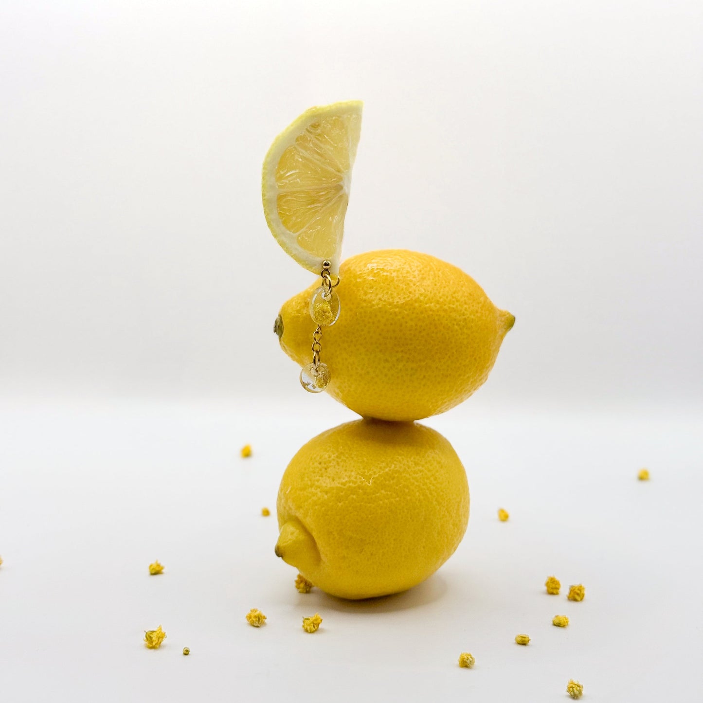 Limoncello Romance Mini Circlet Oval Oorbellen