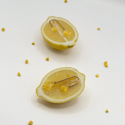 Limoncello Romance Asymmetric Arch Drop Earrings