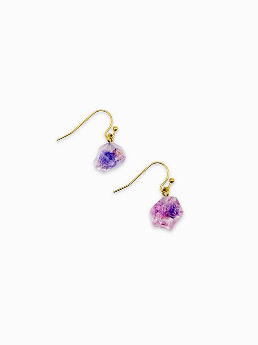 La Vie en Violet Crystal Earrings
