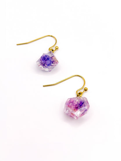 La Vie en Violet Crystal Earrings