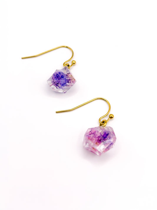 La Vie en Violet Crystal Earrings