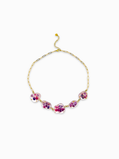 La Vie en Violet Pebble Necklace