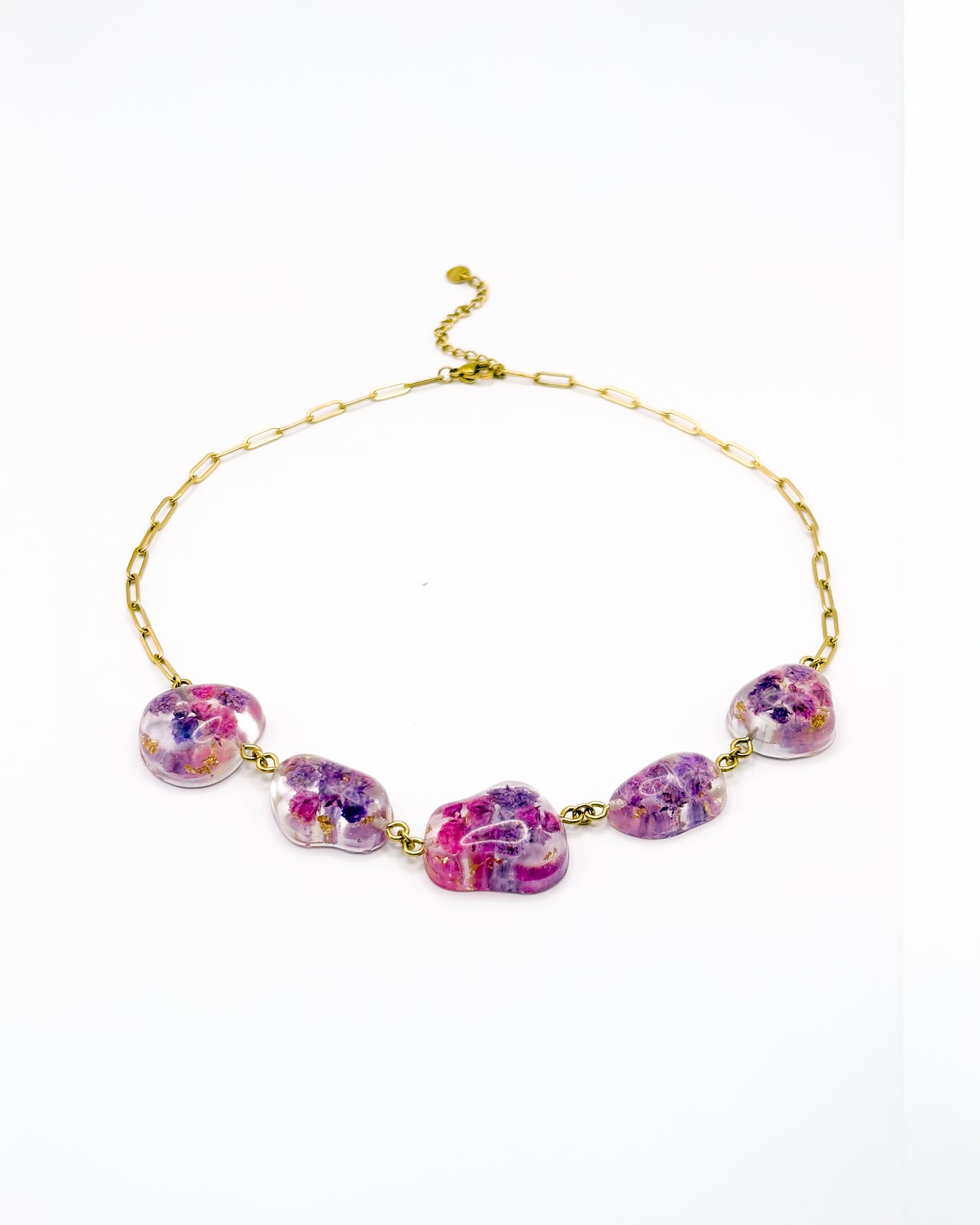 La Vie en Violet Pebble Necklace