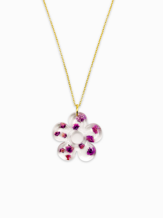 La Vie en Violet Fleur Necklace