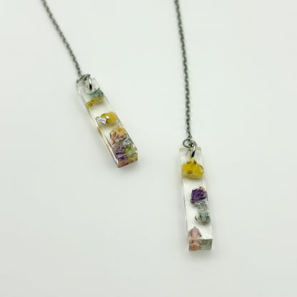 Jardin d'Été Linear Threader Earrings