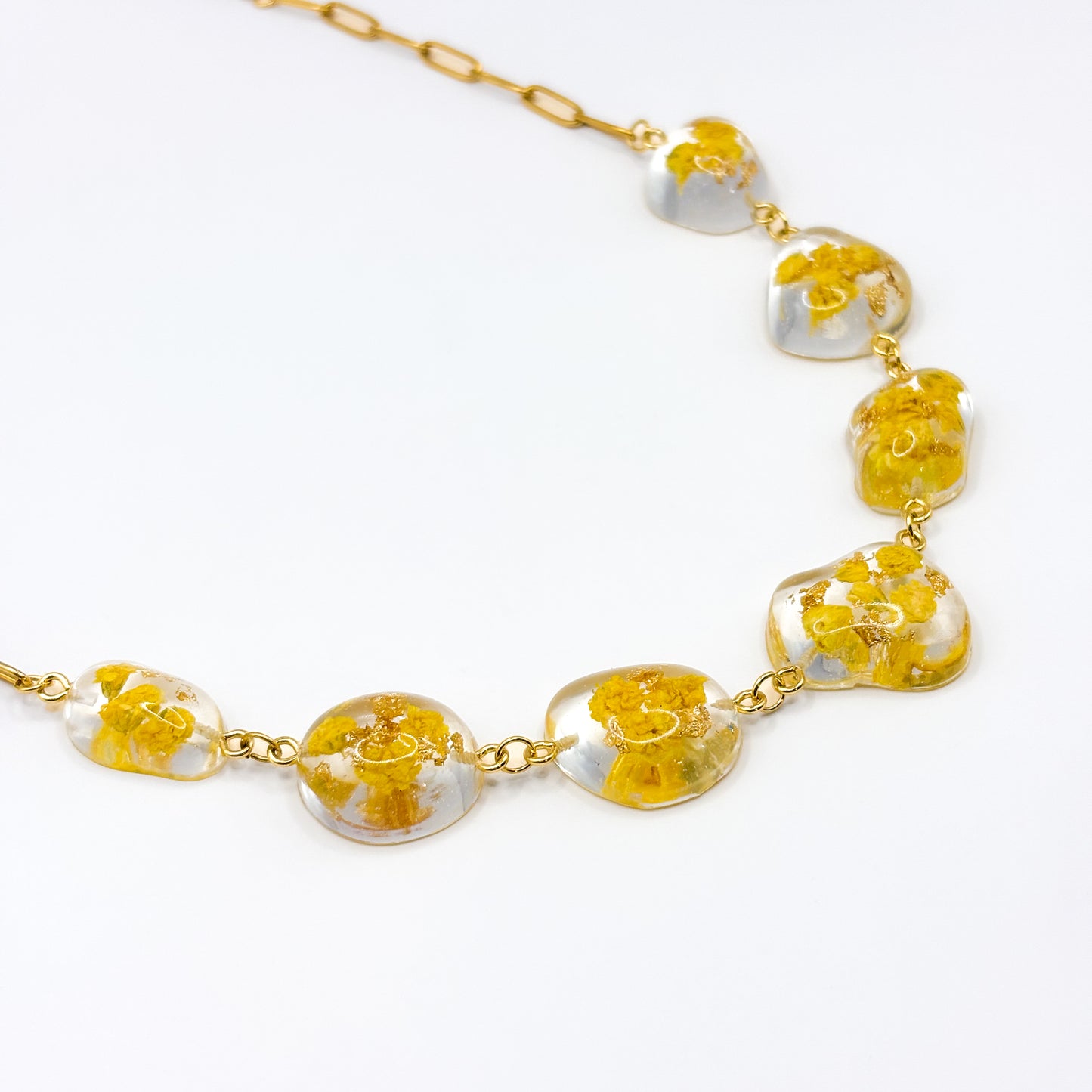 Limoncello Romance Large Pebble Ketting