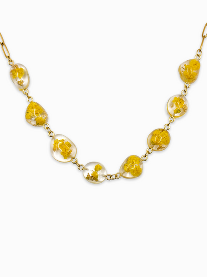 Limoncello Romance Small Pebble Necklace