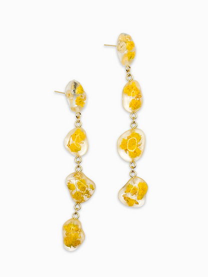 Limoncello Romance Small Pebble Drop Earrings