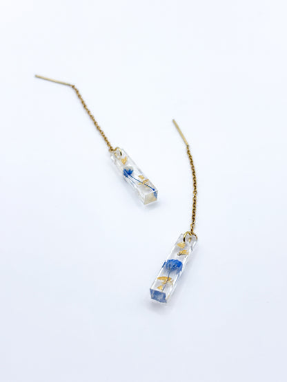 The Tide Linear Mini Threader Earrings