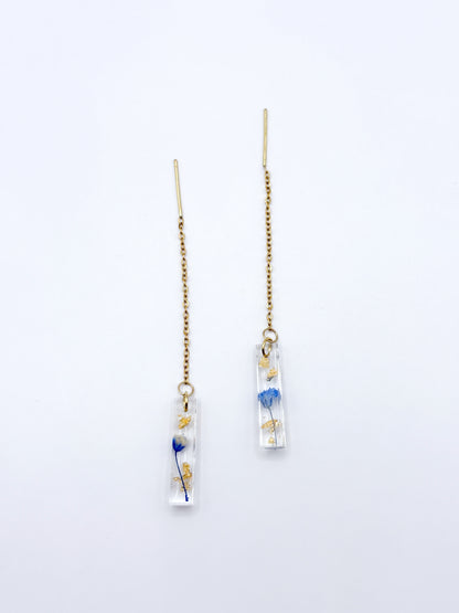 The Tide Linear Mini Threader Earrings