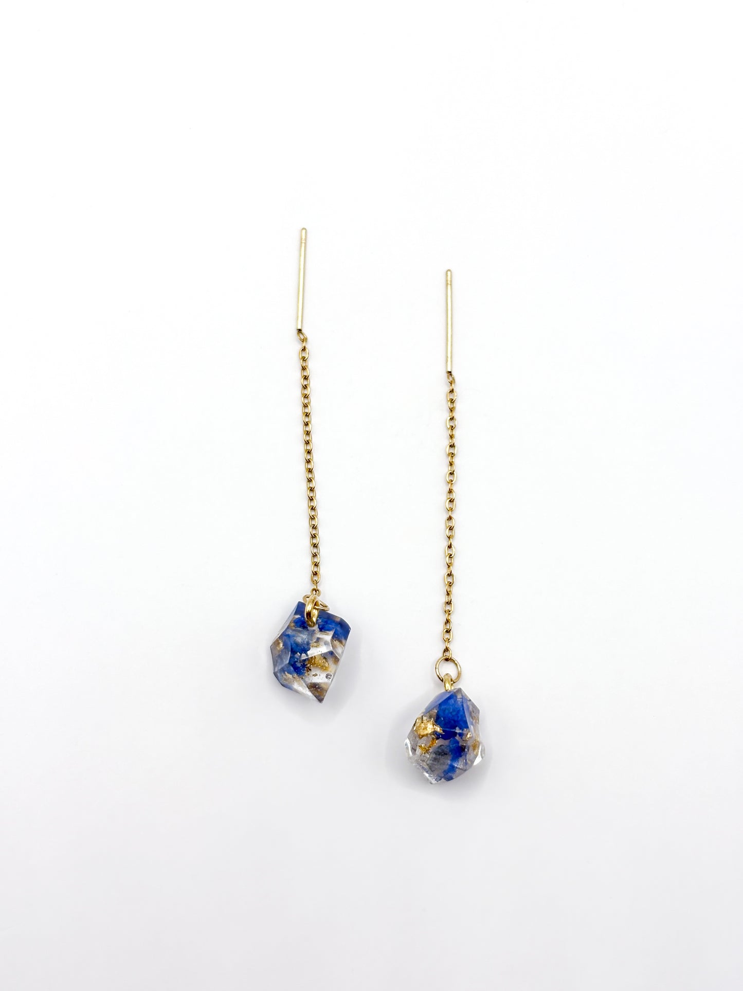 The Tide Crystal Mini Threader Oorbellen