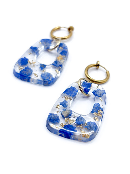 The Tide Square Hoop Earrings