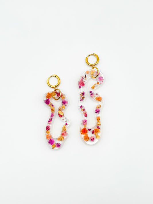 The Blossom Chapter Asymmetric Organic Earrings