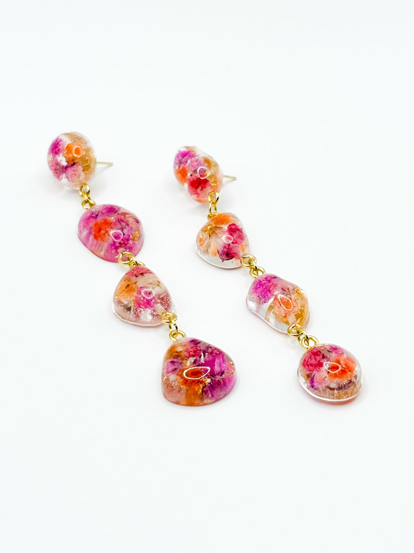 The Blossom Chapter Small Pebble 4-Drop Oorbellen