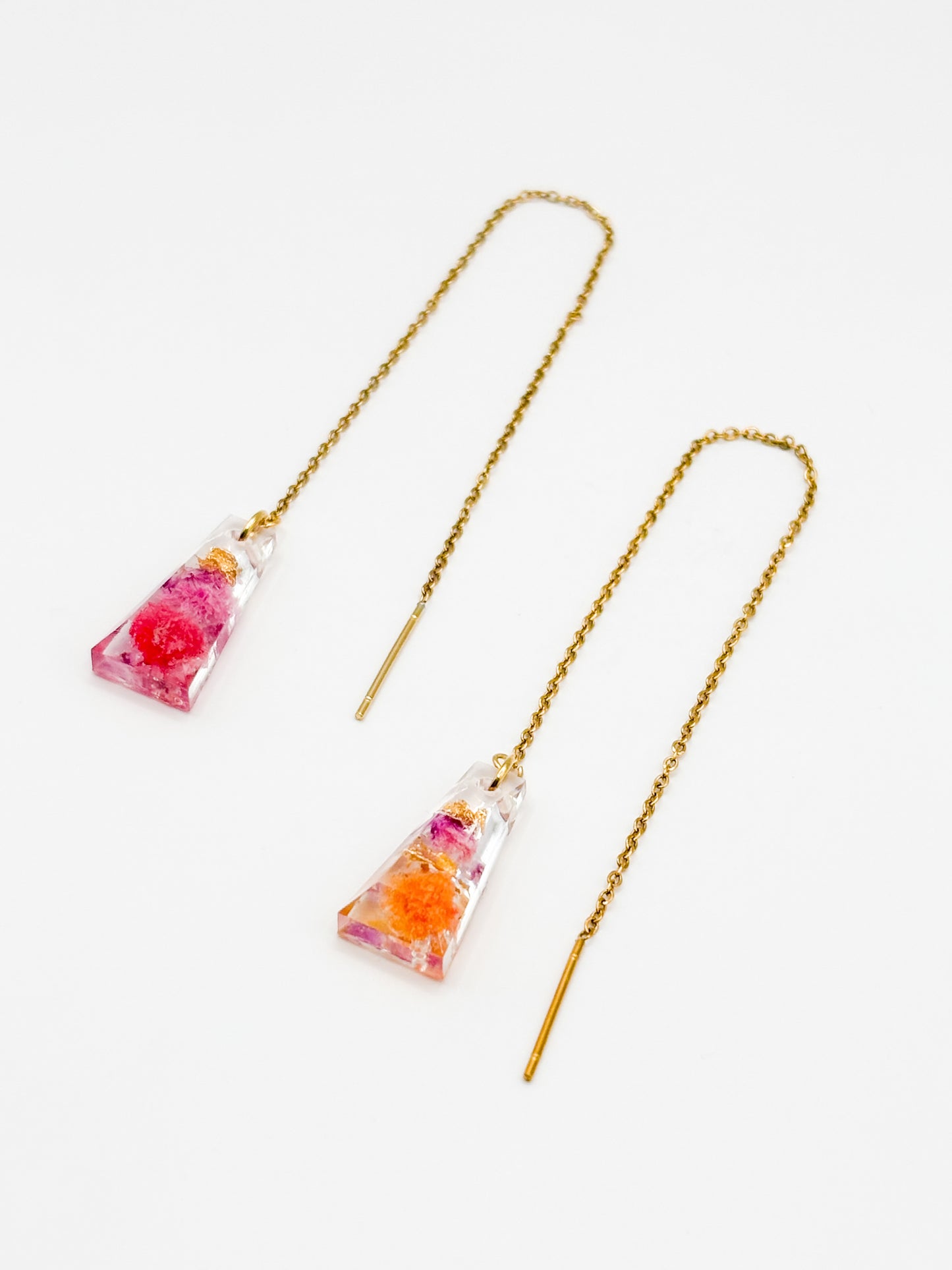 The Blossom Chapter Tapered Threader Earrings