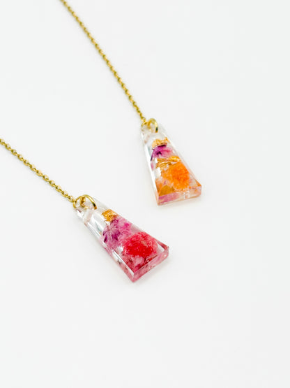 The Blossom Chapter Tapered Threader Earrings